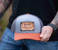 Wood Patch-Sundae Copper-Bison hat