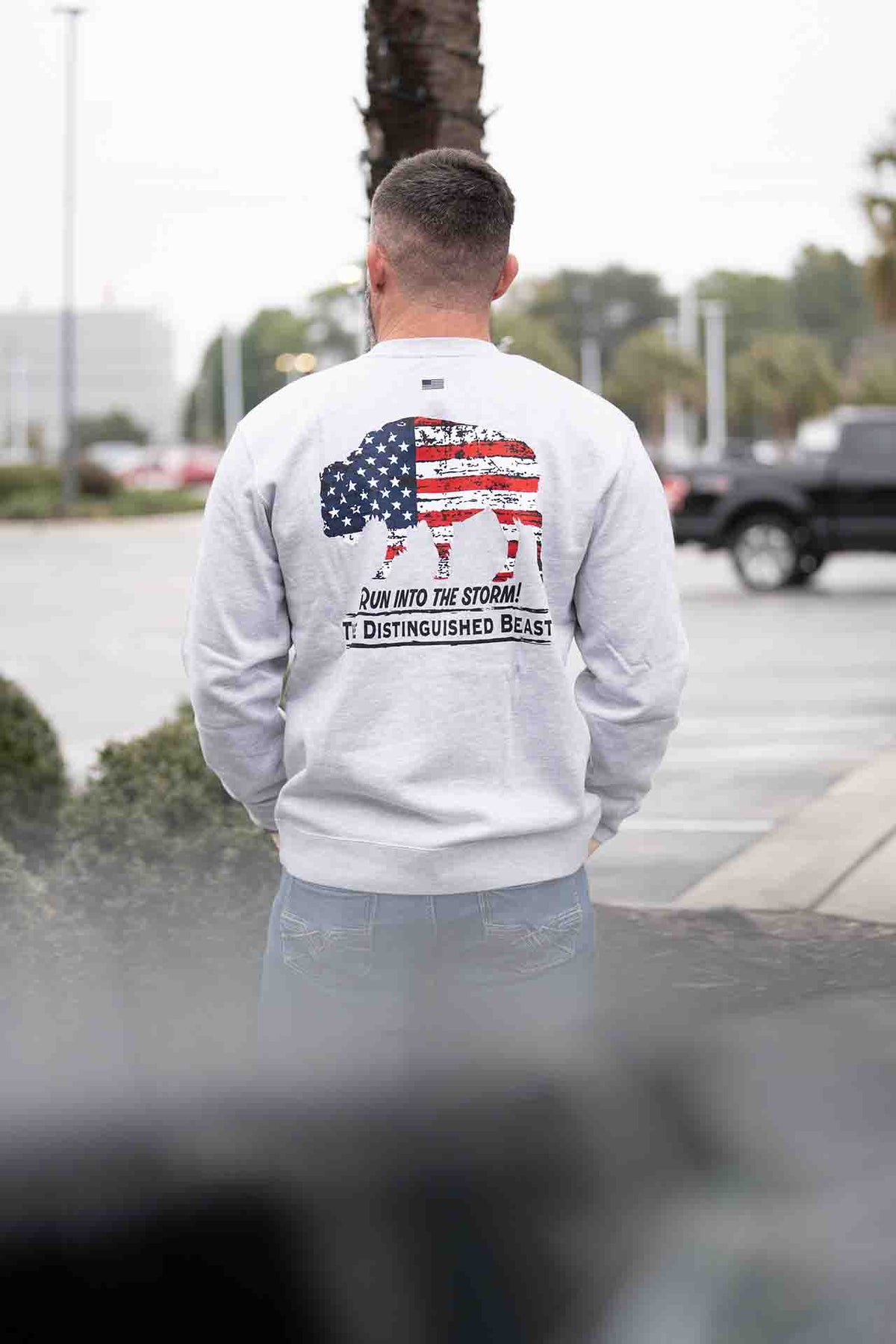 Run Into The Storm Crewneck