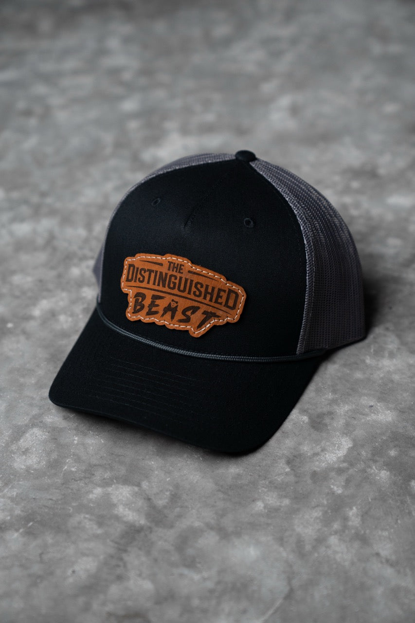 Distinguished Beast Black Rope Die Cut Hat