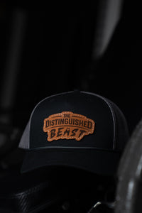 Distinguished Beast Black Rope Die Cut Hat