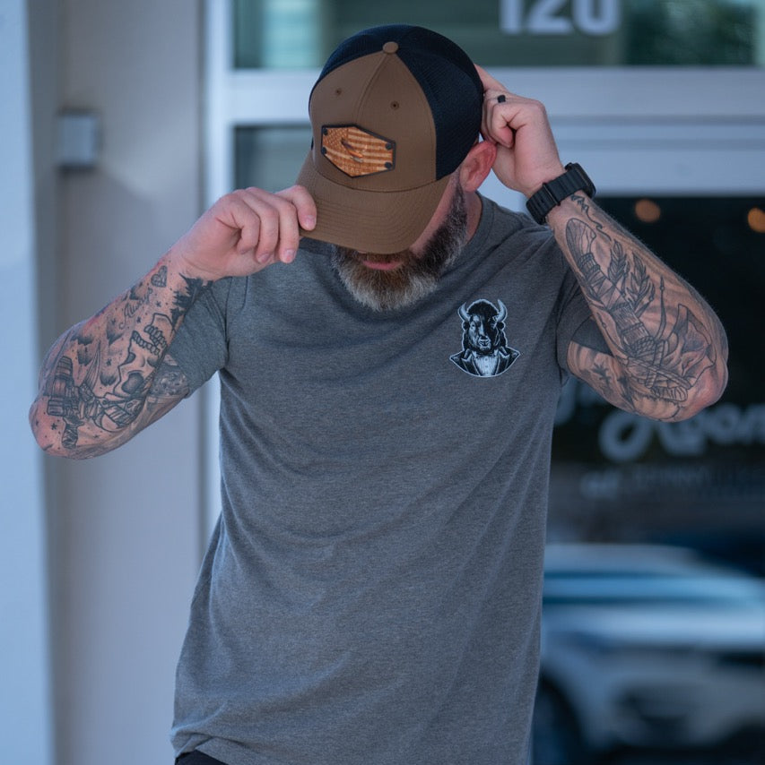 American Spirit Wood Patch hat sundae copper