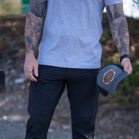 American Spirit Wood Patch hat teal copper