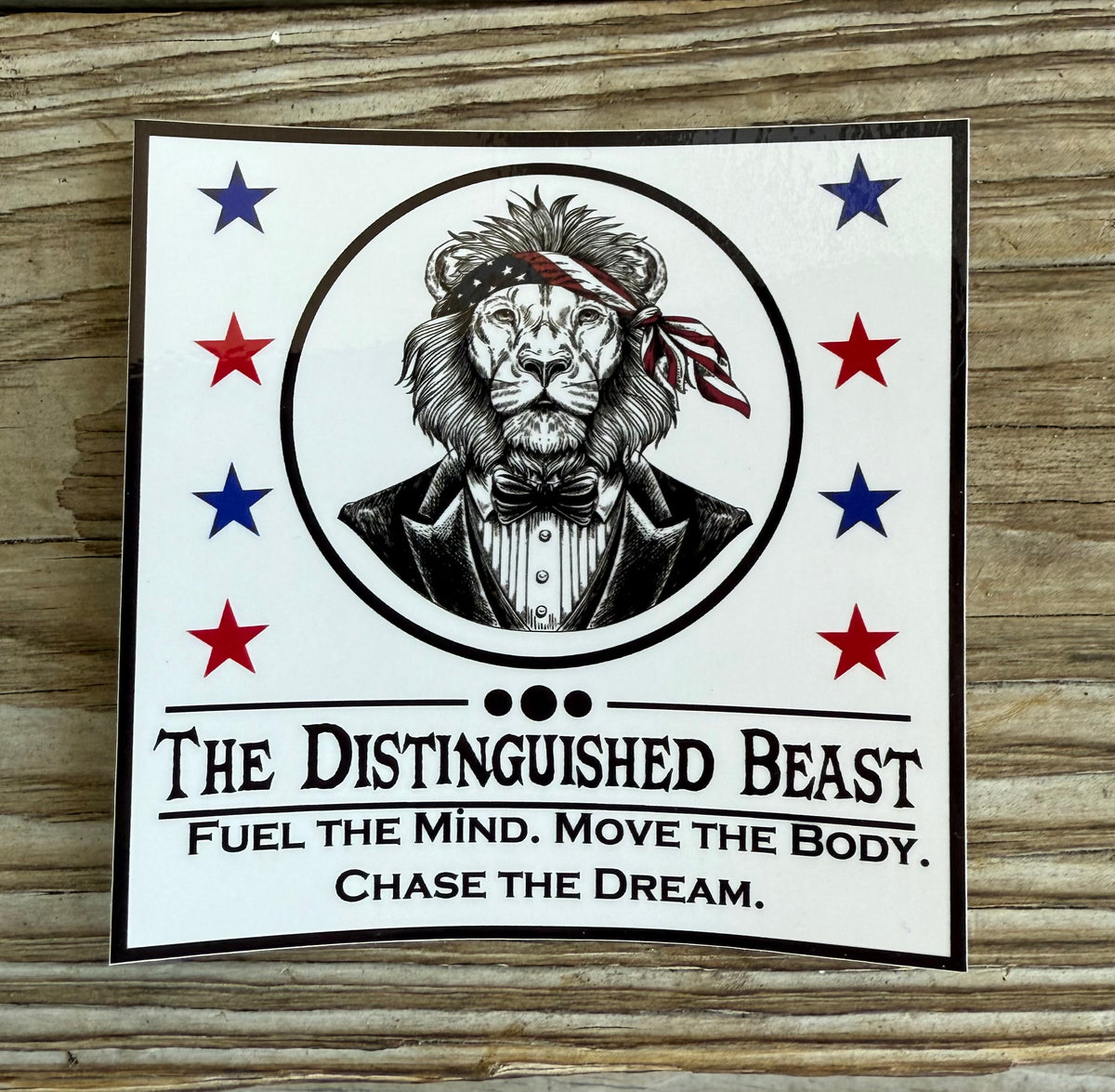 Lionshead Patriot Beast Vinyl Sticker