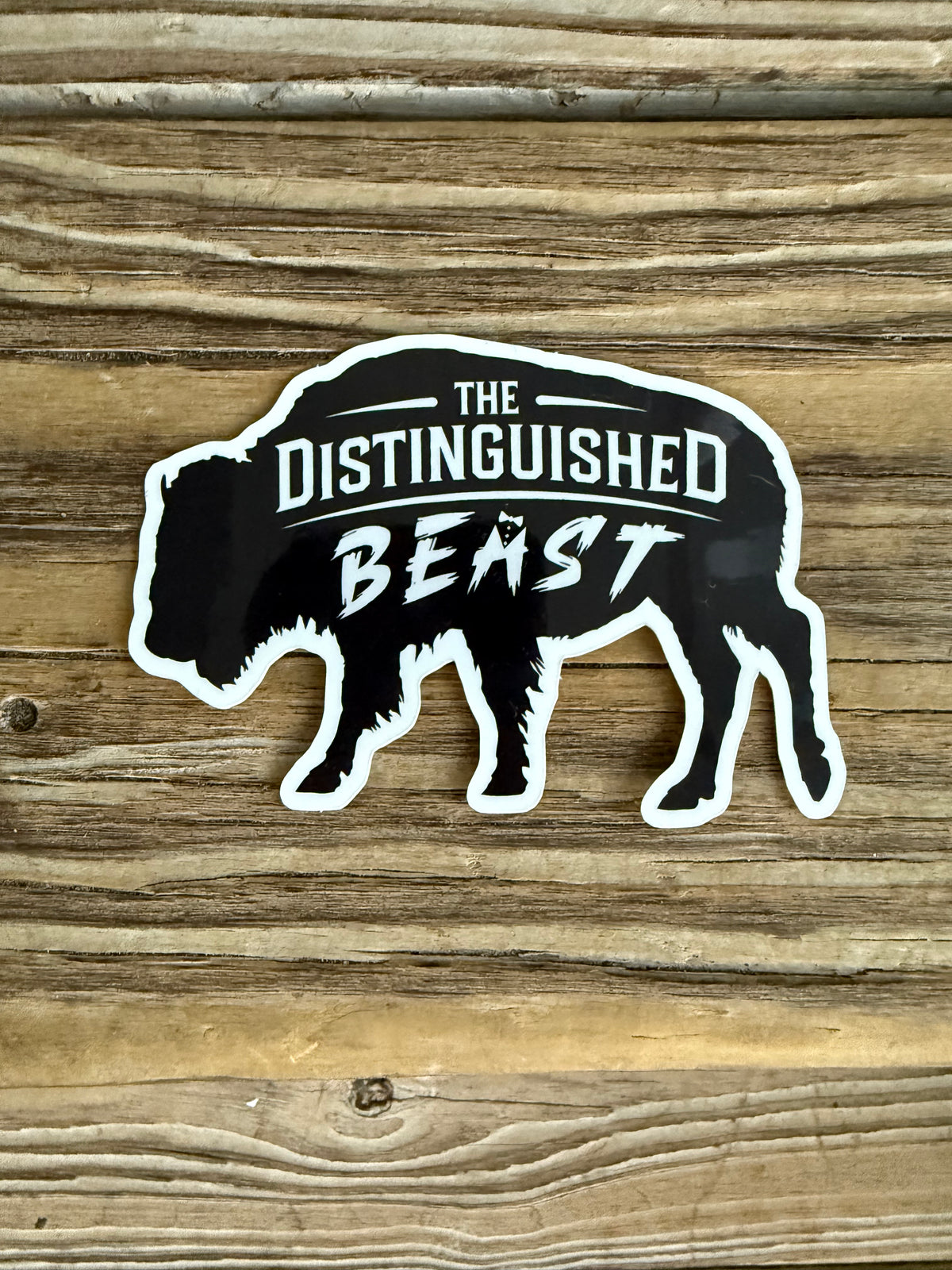 Bison Die Cut Sticker
