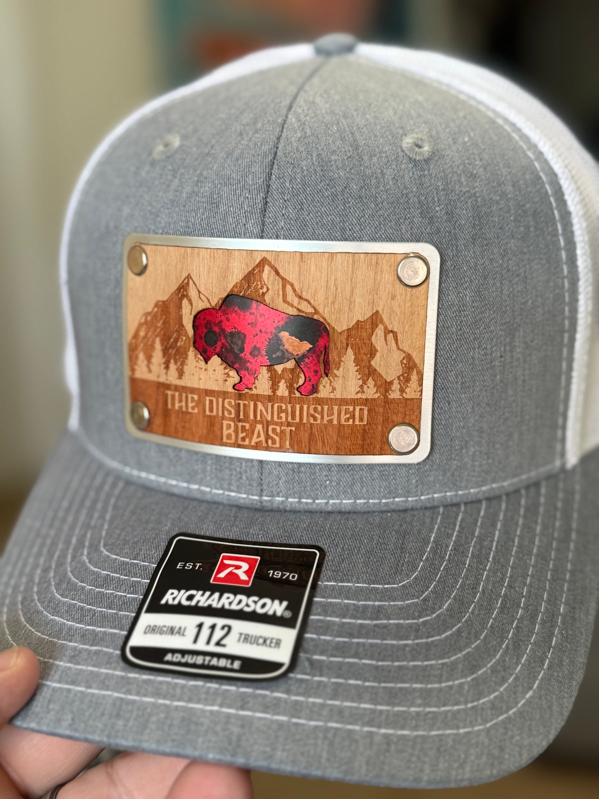 Wood Patch Bison Hat