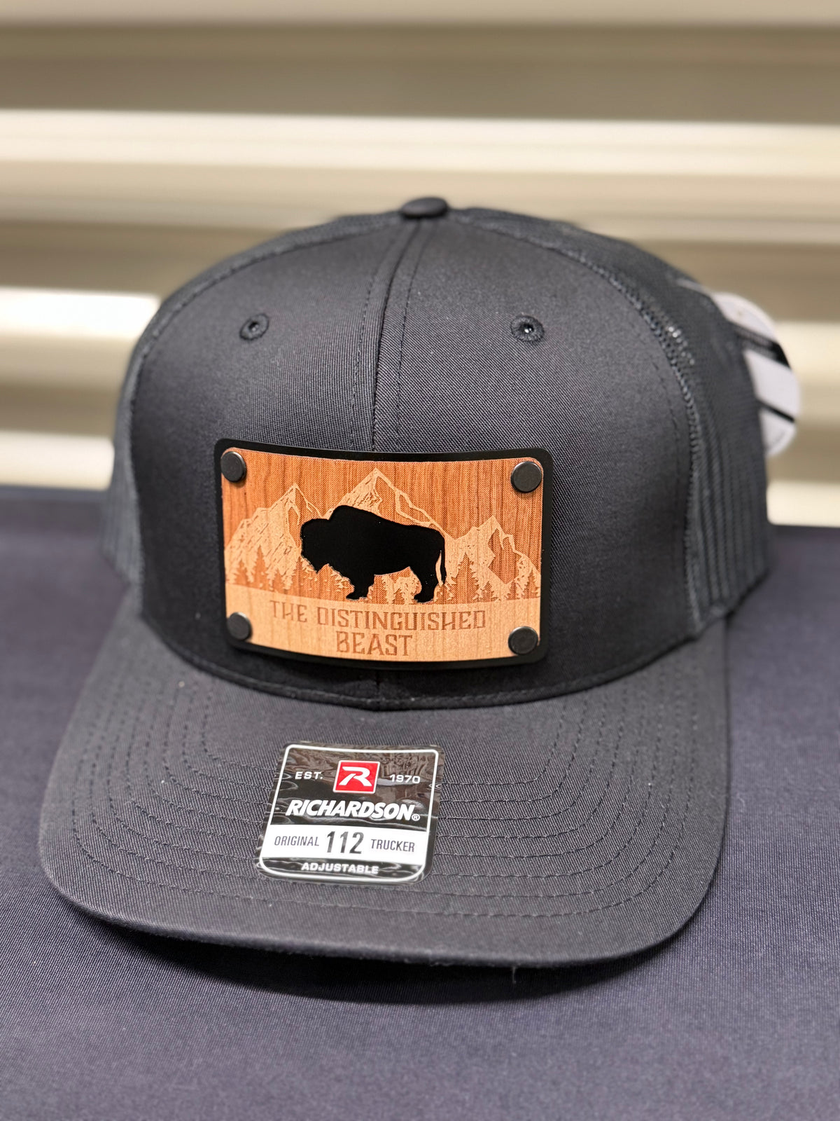 Wood Patch Bison Hat