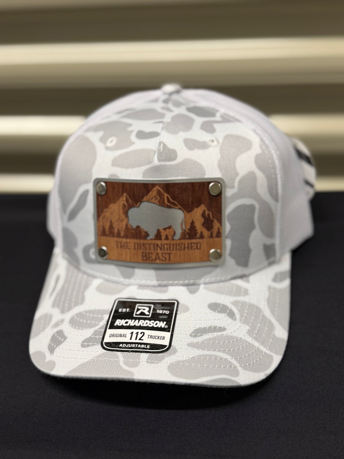 Wood Patch Bison Hat