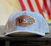 USA Wood Patch hat