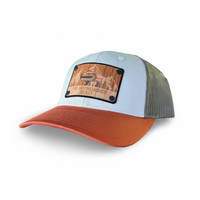Wood Patch-Sundae Copper-Bison hat