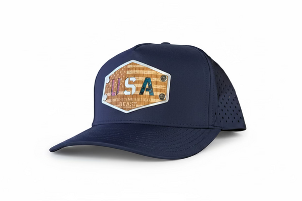 USA Wood Patch hat
