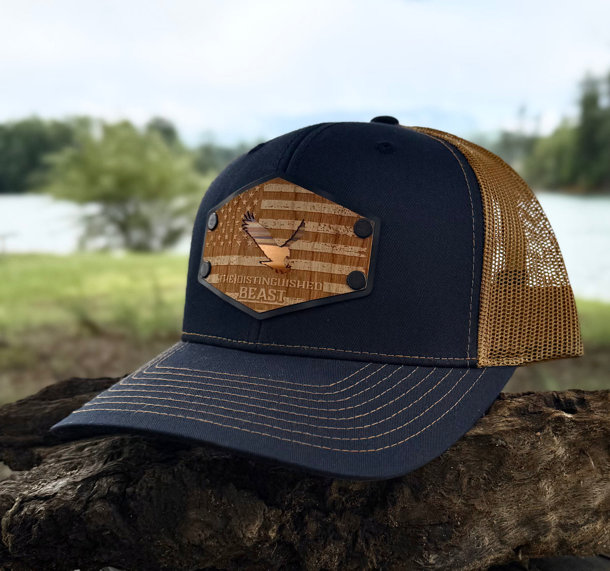American Spirit Wood Patch hat sundae copper