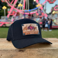 Wood Patch-Red Copper-Bison Hat