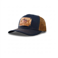 Wood Patch-Sundae Copper-Bison hat