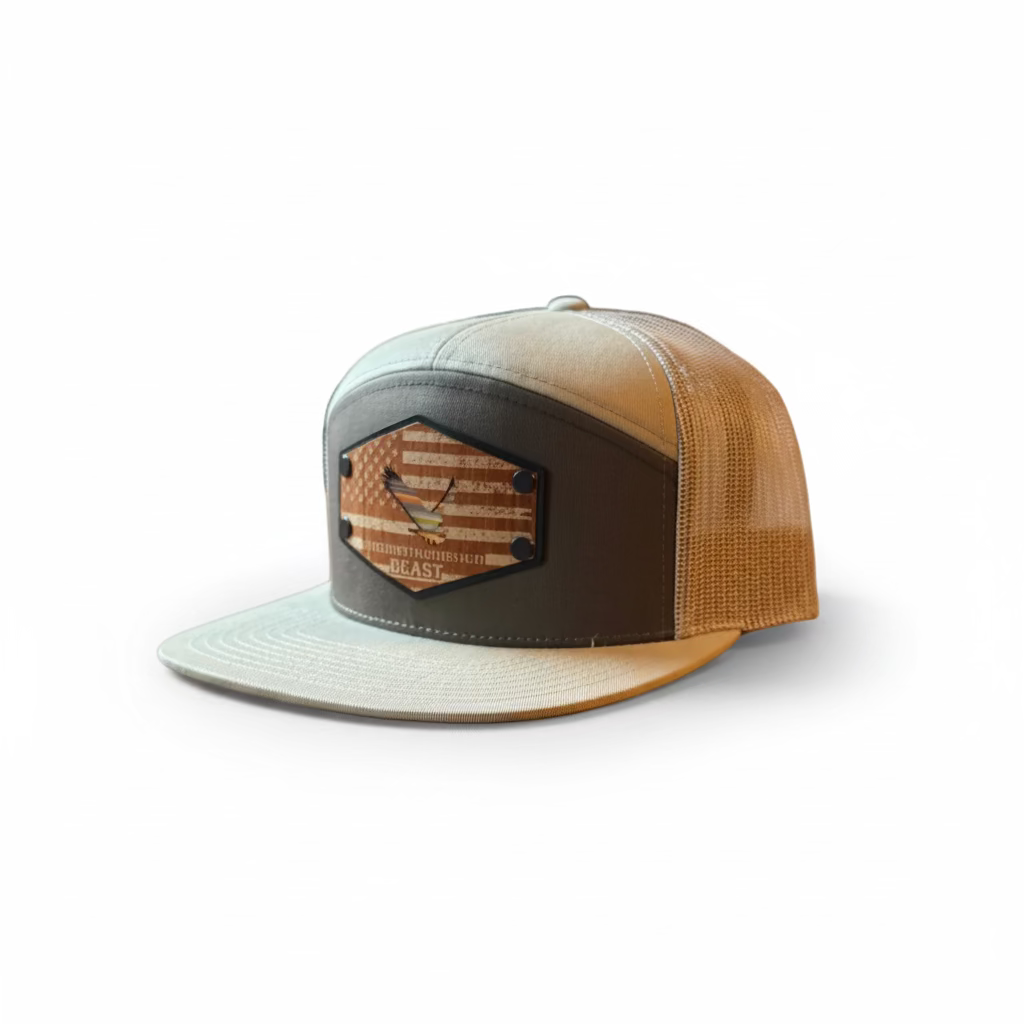 Flat bill hats eagle
