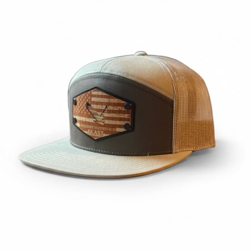 Flat bill hats eagle