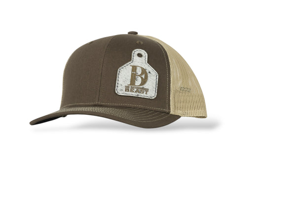 Distinguished Beast Cowhide Tag Patch Hat