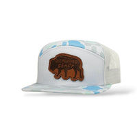 Bison Patch Camo 7-Panel hat