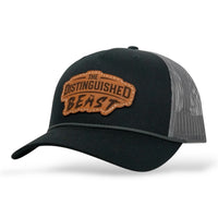 Distinguished Beast Black Rope Die Cut Hat