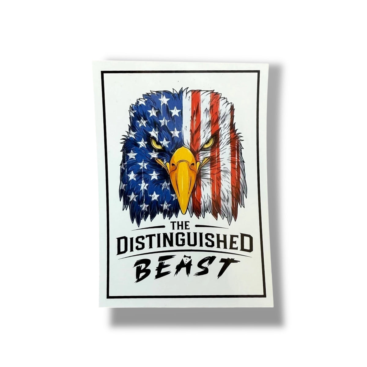 Red White and Blue Eagle Vinyl Sticker