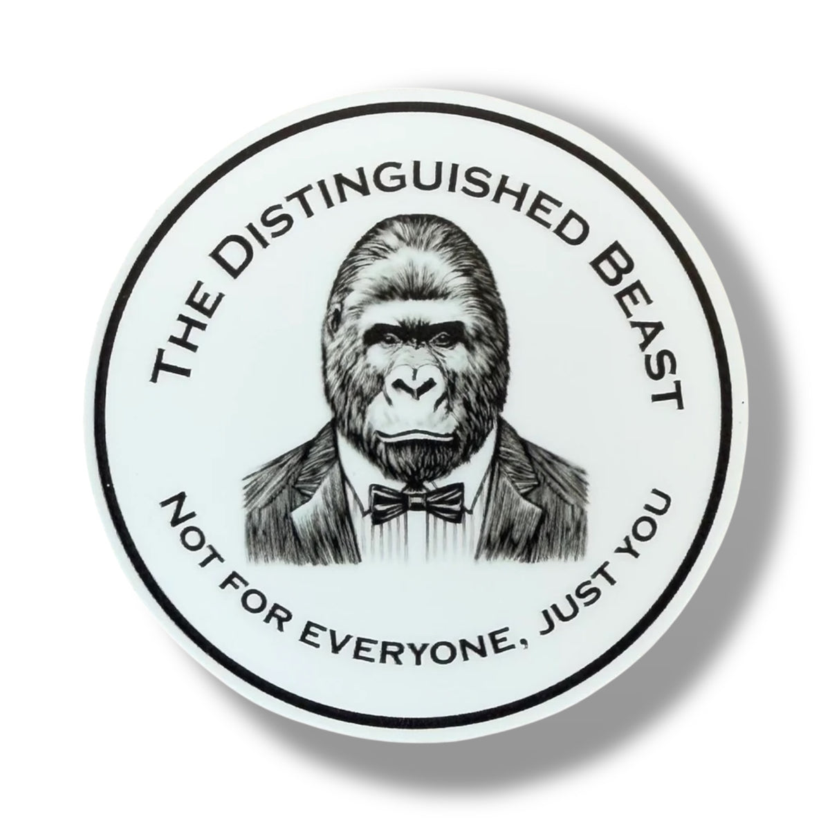 Gorilla Distinguished Beast Vinyl Sticker