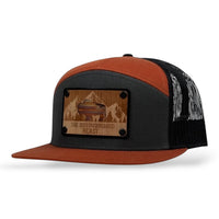 Wood Patch-Sundae Copper-Bison hat