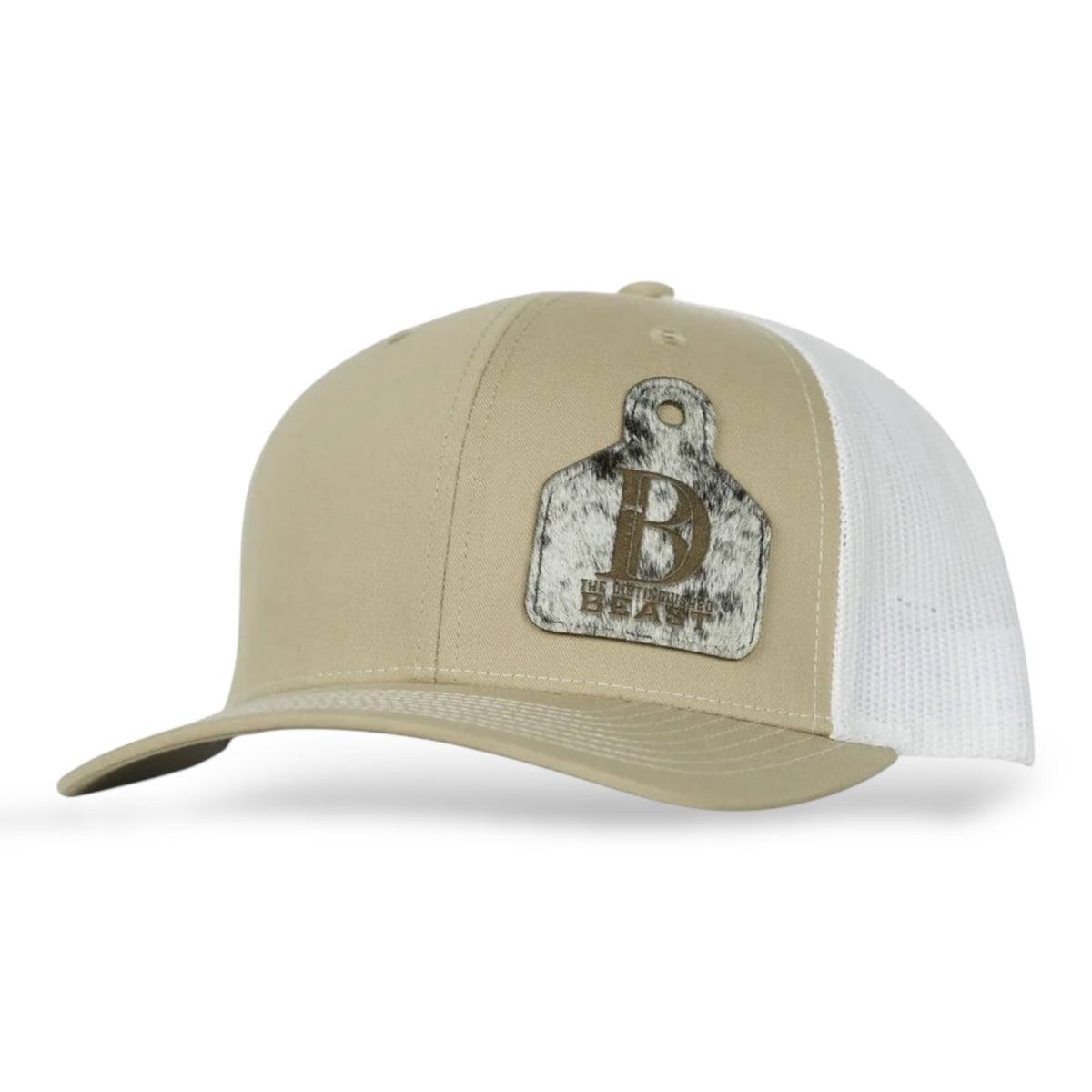 Distinguished Beast Cowhide Tag Patch Hat