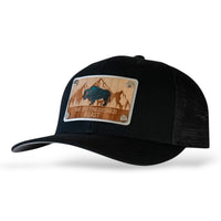 Wood Patch-Teal Copper-Bison Hat