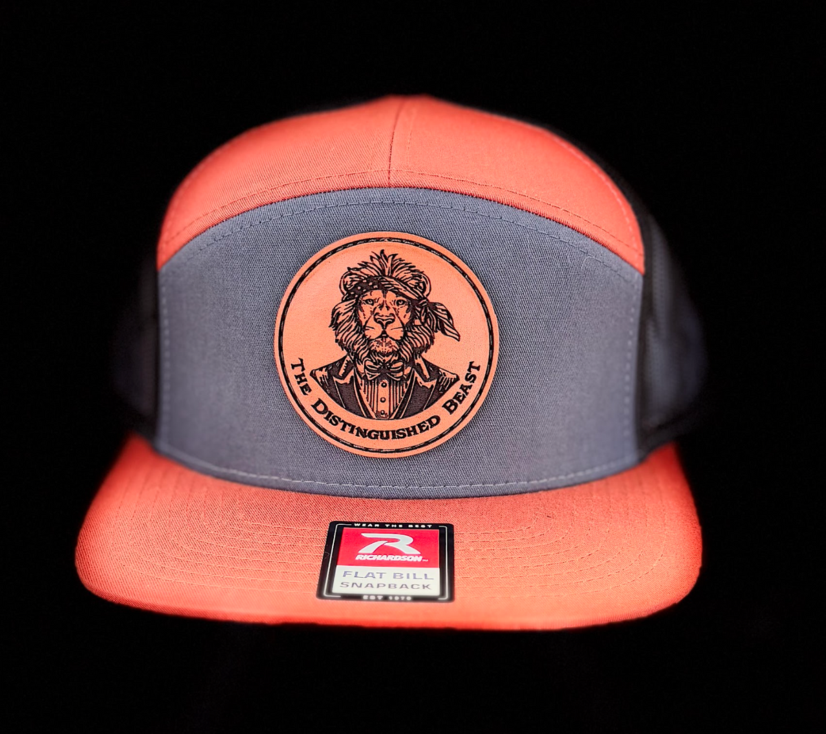 Lionshead 7 Panel Richardson Flatbill Hat