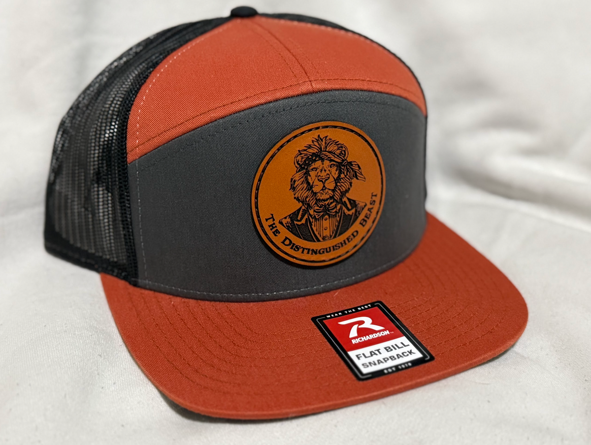 Lionshead 7 Panel Richardson Flatbill Hat