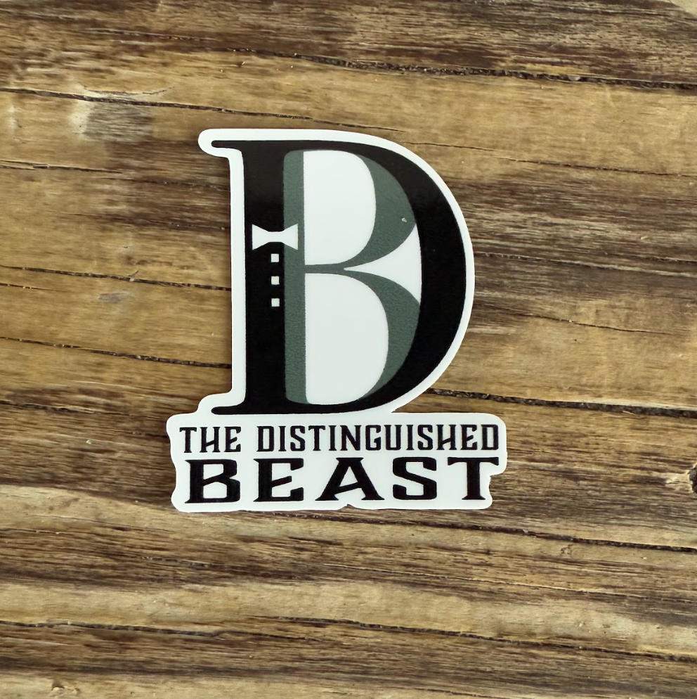 DB Tuxedo Logo Diecut Vinyl Sticker