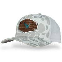 American Spirit Wood Patch hat teal copper